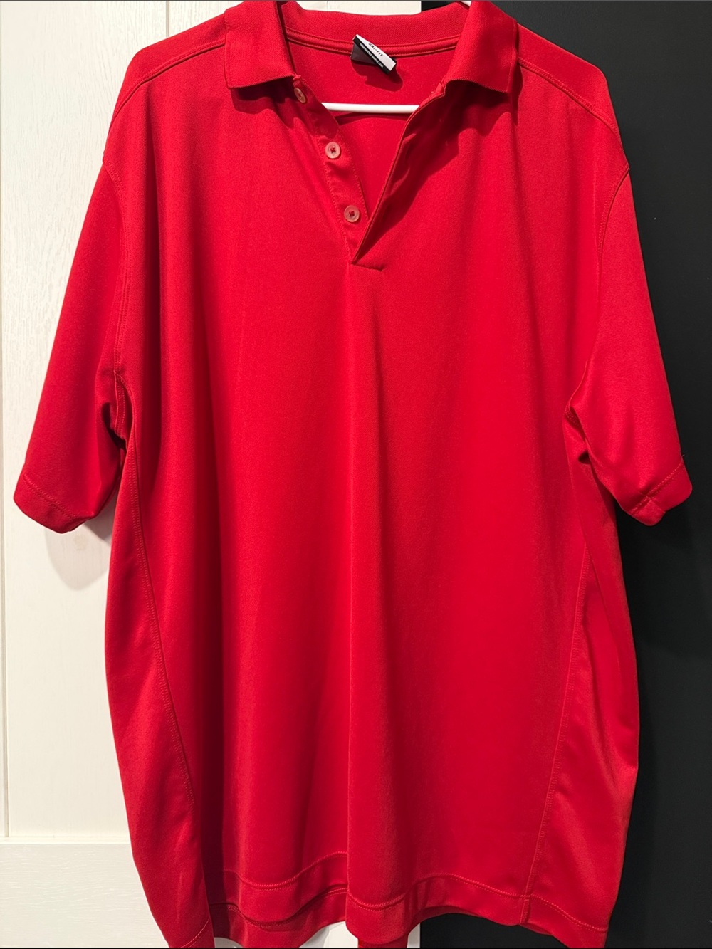 Men's Nike Red Polo Shirt - Classic Short Sleeve